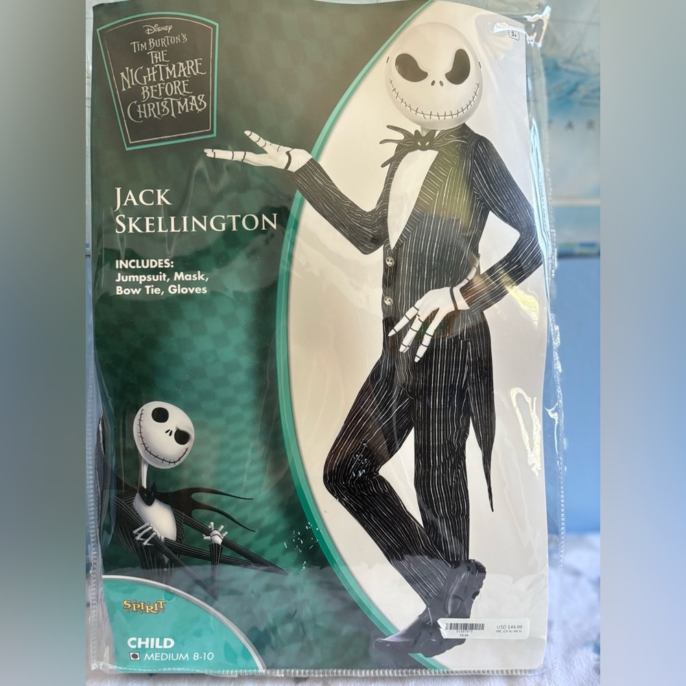 Jack Skellington Costume - Black & White